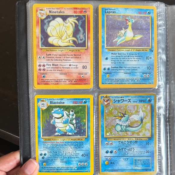 Pokemon Card Collection - Red, Blue, Yellow Card Games